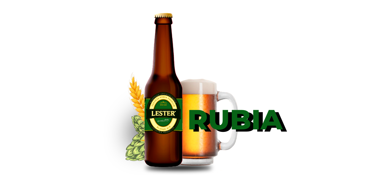 Cerveza Lester Rubia